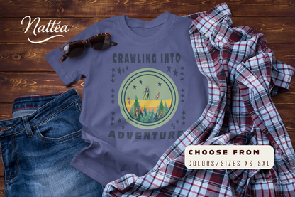 Crawling Into Adventure Tee –  Nature Explorer T-Shirt