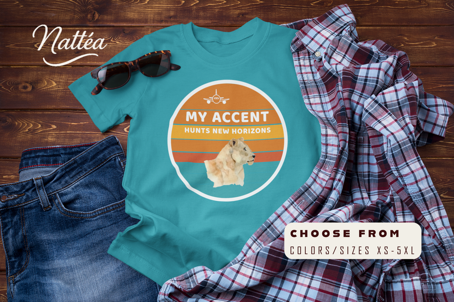Lioness Adventure T-Shirt – Queen of the Wild Travel & Safari Tee