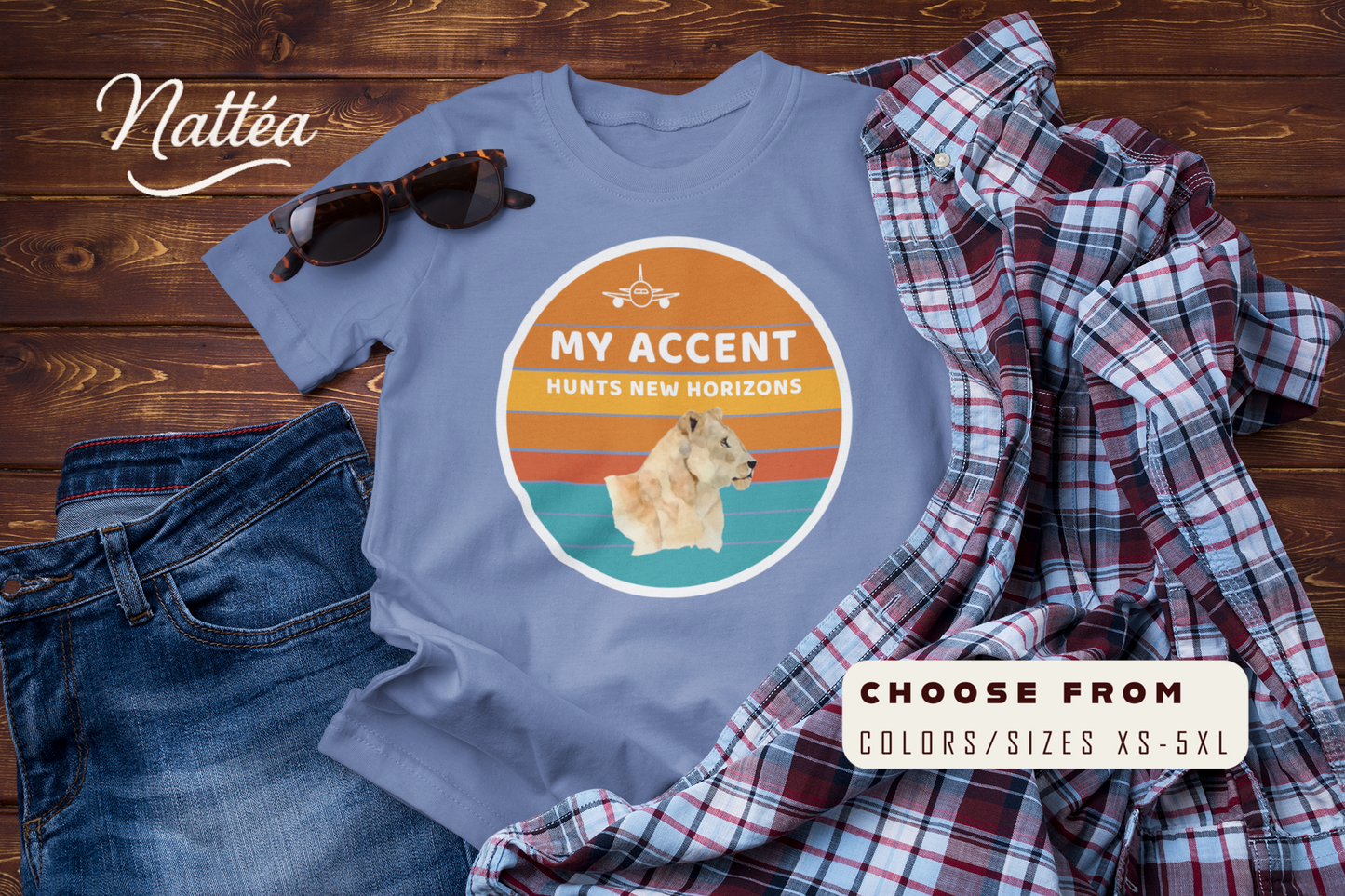 Lioness Adventure T-Shirt – Queen of the Wild Travel & Safari Tee
