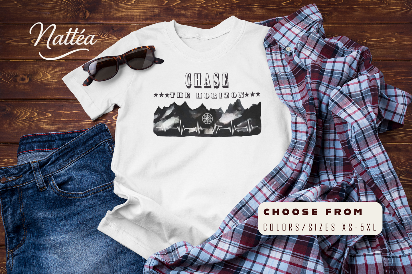 Chase the Horizon T-Shirt –Travel Explorer Tee